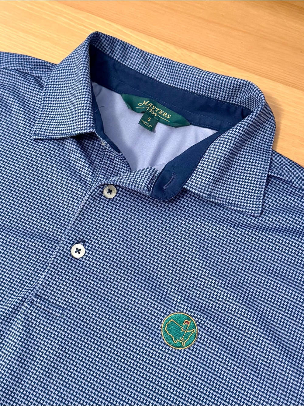 Masters 1934 Berckmans Place Augusta National Houndstooth Performance Polo